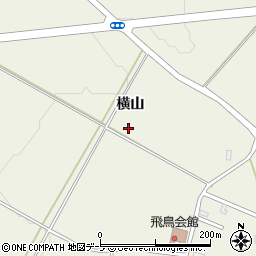 青森県平川市町居（横山）周辺の地図