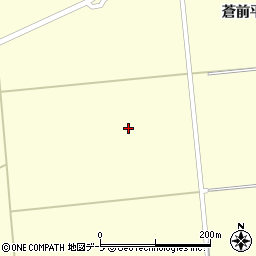 青森県十和田市沢田蒼前平周辺の地図