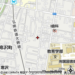 弘前進学ゼミナール周辺の地図