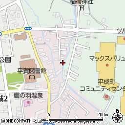 青森県平川市本町平野72-8周辺の地図