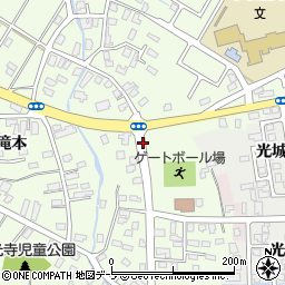 青森県平川市大光寺三村井周辺の地図