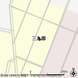 青森県上北郡おいらせ町三九郎周辺の地図