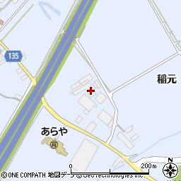 青森県平川市尾崎稲元80-1周辺の地図