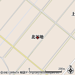 青森県八戸市市川町北谷地周辺の地図