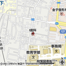 青森県弘前市富士見町周辺の地図