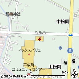 青森県平川市小和森上松岡216周辺の地図