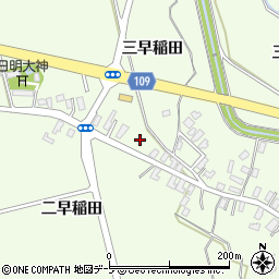 青森県平川市大光寺二早稲田48周辺の地図