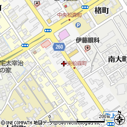 宮野菓子店周辺の地図