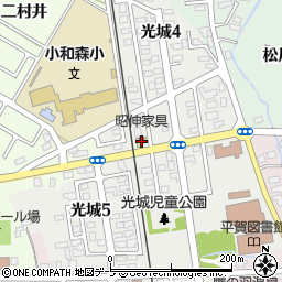 昭伸家具周辺の地図