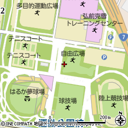 青森県弘前市豊田2丁目周辺の地図