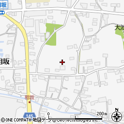 青森県十和田市相坂周辺の地図