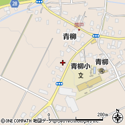 青森県弘前市悪戸青柳2周辺の地図