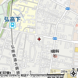 えびそば 金行 弘前店周辺の地図