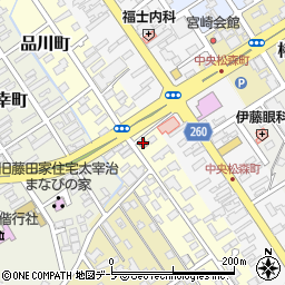弘前品川町郵便局周辺の地図