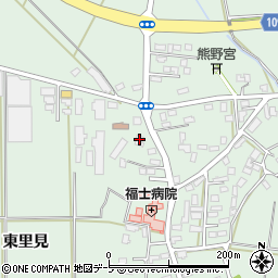 青森県弘前市新里東里見54周辺の地図