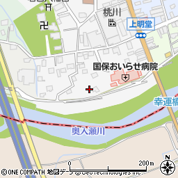 青森県上北郡おいらせ町上明堂3-28周辺の地図