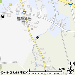青森県平川市苗生松上東田101周辺の地図