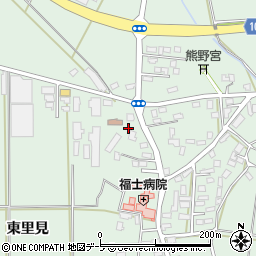 青森県弘前市新里東里見55周辺の地図