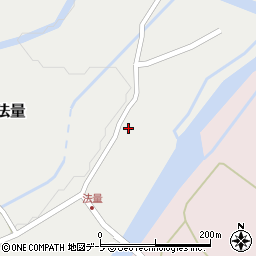 青森県十和田市法量下川原25周辺の地図