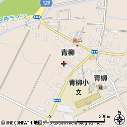 青森県弘前市悪戸（青柳）周辺の地図