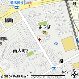 青森県弘前市南大町周辺の地図