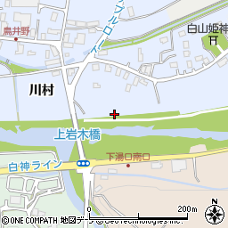 上岩木橋周辺の地図