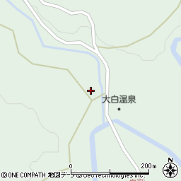 青森県西目屋村（中津軽郡）白沢（白沢口）周辺の地図
