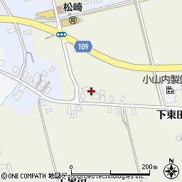 青森県平川市苗生松上東田153周辺の地図