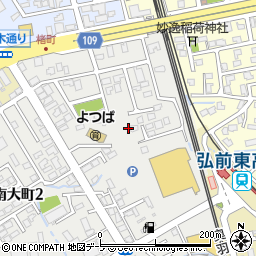 〒036-8006 青森県弘前市南大町の地図
