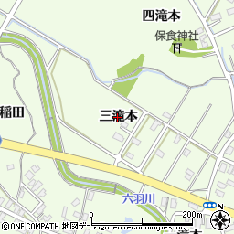 青森県平川市大光寺（三滝本）周辺の地図