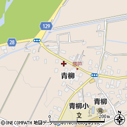 青森県弘前市悪戸青柳12周辺の地図