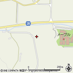 青森県上北郡六戸町上吉田周辺の地図