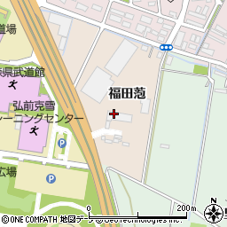 弘前リース機械周辺の地図