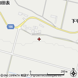青森県十和田市赤沼下川原周辺の地図