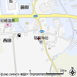 青森県平川市松崎亀井17周辺の地図