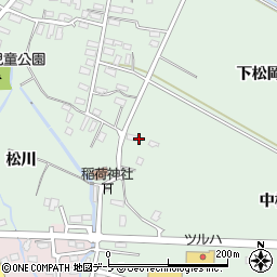 青森県平川市小和森中松岡120周辺の地図