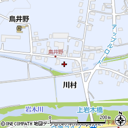 青森県弘前市鳥井野長田62周辺の地図