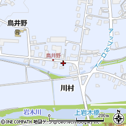 青森県弘前市鳥井野長田64-1周辺の地図