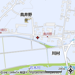 青森県弘前市鳥井野長田70周辺の地図