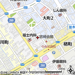 桜紙業包装用品株式会社　弘前支店周辺の地図