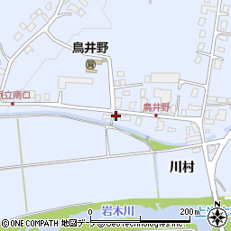 青森県弘前市鳥井野長田70-1周辺の地図