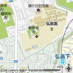 青森県弘前市新寺町周辺の地図