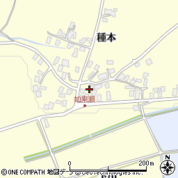 青森県弘前市如来瀬種本周辺の地図