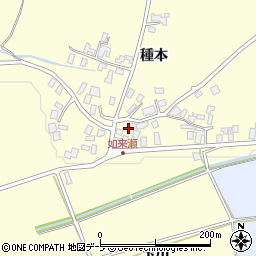 青森県弘前市如来瀬（種本）周辺の地図