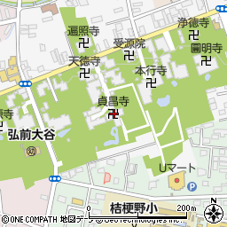 貞昌寺周辺の地図