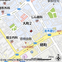 弘前駅前南地区都市改造記念集会所周辺の地図