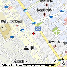 弘前公益社周辺の地図