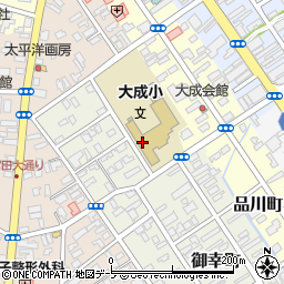 弘前市立大成小学校周辺の地図