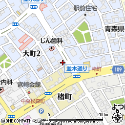 弘前ヤンマー商会周辺の地図