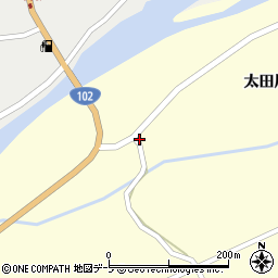 青森県十和田市沢田太田川原30周辺の地図